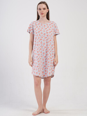 Купить Хлопковая туника с коротким рукавом VIENETTA 4080930151 в Украина