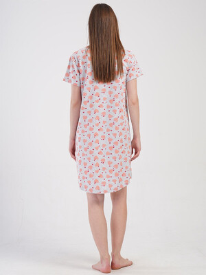 Купить Бавовняна туніка з коротким рукавом VIENETTA 4080930151 в Украина в Lingerie.ua - Одяг для дому та відпочинку, Фото 10