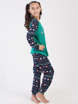 Купить Хлопковая пижама с длинным рукавом VIENETTA KIDS 3041265227 в Украина в Lingerie.ua - Одяг для дому та відпочинку, Фото 8