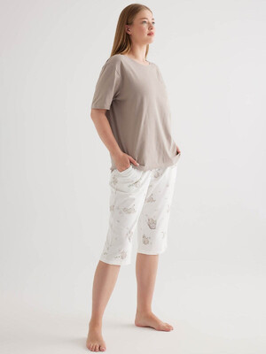 Купить Хлопковый комплект большого размера с капри HAYS 50362 в Украина в Lingerie.ua - Одяг для дому та відпочинку, Фото 4