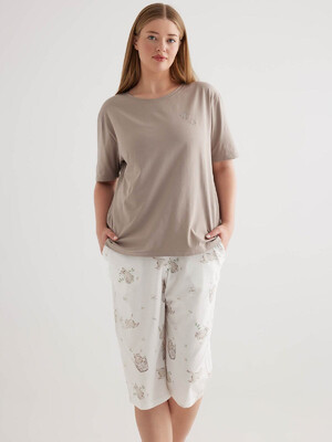 Купить Хлопковый комплект большого размера с капри HAYS 50362 в Украина в Lingerie.ua - Одяг для дому та відпочинку, Фото 7
