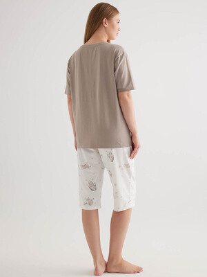 Купить Хлопковый комплект большого размера с капри HAYS 50362 в Украина в Lingerie.ua - Одяг для дому та відпочинку, Фото 8