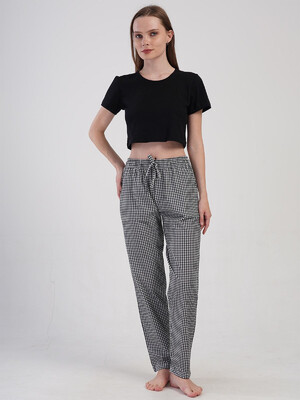 Купить Хлопковые женские домашние брюки VIENETTA 4085056331 в Украина в Lingerie.ua - Одяг для дому та відпочинку, Фото 2