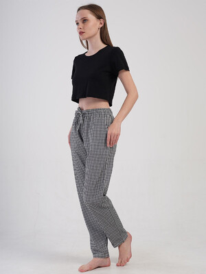 Купить Хлопковые женские домашние брюки VIENETTA 4085056331 в Украина в Lingerie.ua - Одяг для дому та відпочинку, Фото 4
