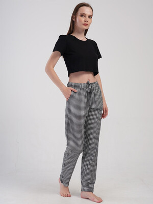Купить Хлопковые женские домашние брюки VIENETTA 4085056331 в Украина в Lingerie.ua - Одяг для дому та відпочинку, Фото 8