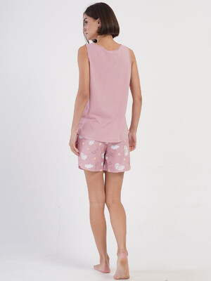 Купить Бавовняний комплект із майки та шортів VIENETTA 4070045696 в Украина в Lingerie.ua - Одяг для дому та відпочинку, Фото 3