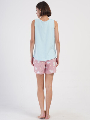 Купить Бавовняний комплект із майки та шортів VIENETTA 4070045696 в Украина в Lingerie.ua - Одяг для дому та відпочинку, Фото 9