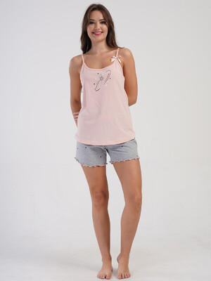 Купить Бавовняний домашній комплект із майки та шортів VIENETTA 4081490495 в Украина в Lingerie.ua - Одяг для дому та відпочинку, Фото 10