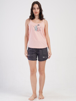 Купить Бавовняний домашній комплект із майки та шортів VIENETTA 4082241353 в Украина в Lingerie.ua - Одяг для дому та відпочинку, Фото 6