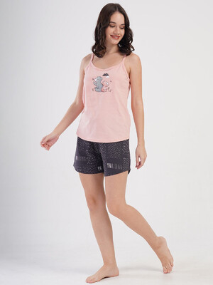 Купить Бавовняний домашній комплект із майки та шортів VIENETTA 4082241353 в Украина в Lingerie.ua - Одяг для дому та відпочинку, Фото 7