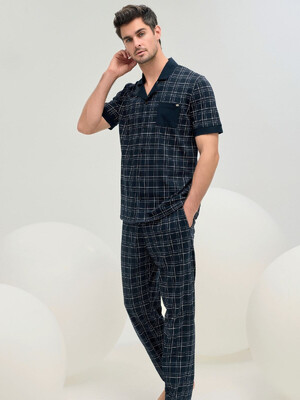 Купить Чоловіча класична піжама з коротким рукавом SVMAN 9580 в Украина