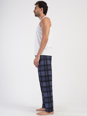 Купить Хлопковые мужские домашние брюки в клетку VIENETTA MAN 4050070826 в Украина в Lingerie.ua - Одяг для дому та відпочинку, Фото 6