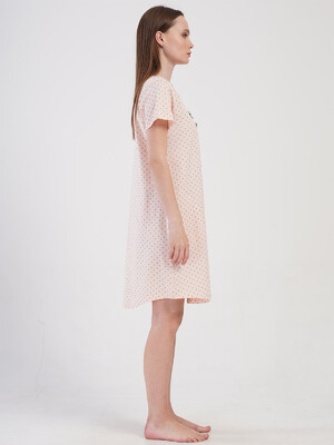 Купить Хлопковая домашняя туника с коротким рукавом VIENETTA 4084531248 в Украина в Lingerie.ua - Одяг для дому та відпочинку, Фото 3