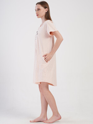 Купить Хлопковая домашняя туника с коротким рукавом VIENETTA 4084531248 в Украина в Lingerie.ua - Одяг для дому та відпочинку, Фото 6