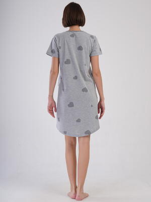 Купить Хлопковая домашняя туника с коротким рукавом VIENETTA 4091616203 в Украина в Lingerie.ua - Одяг для дому та відпочинку, Фото 5