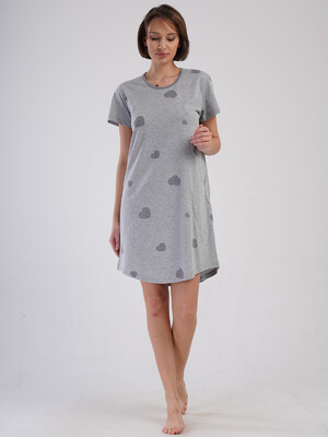 Купить Хлопковая домашняя туника с коротким рукавом VIENETTA 4091616203 в Украина в Lingerie.ua - Одяг для дому та відпочинку, Фото 6