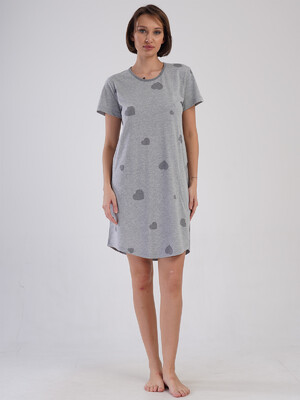 Купить Хлопковая домашняя туника с коротким рукавом VIENETTA 4091616203 в Украина в Lingerie.ua - Одяг для дому та відпочинку, Фото 7