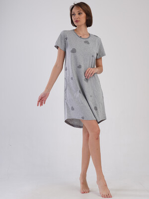 Купить Хлопковая домашняя туника с коротким рукавом VIENETTA 4091616203 в Украина в Lingerie.ua - Одяг для дому та відпочинку, Фото 8
