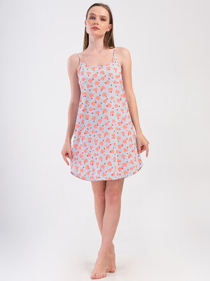 Купить Хлопковая туника на тонких бретельках VIENETTA 4080910151 в Украина в Lingerie.ua - Одяг для дому та відпочинку, Видео