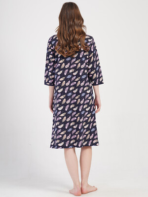 Купить Хлопковый халат женский на молнии VIENETTA 4091270911 в Украина в Lingerie.ua - Одяг для дому та відпочинку, Фото 4