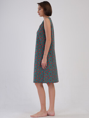 Купить Хлопковый летний халат женский на молнии VIENETTA 4082065185 в Украина в Lingerie.ua - Одяг для дому та відпочинку, Фото 4