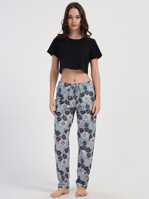Купить Хлопковые домашние брюки женские большого размера VIENETTA 4040770945 в Украина