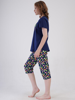 Купить Хлопковый комплект женский из футболки и капри VIENETTA 4092090231 в Украина в Lingerie.ua - Одяг для дому та відпочинку, Фото 9