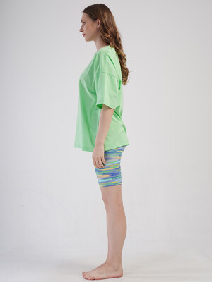 Купить Летний хлопковый костюм с велотреками VIENETTA 4083662052 в Украина в Lingerie.ua - Одяг для дому та відпочинку, Фото 6