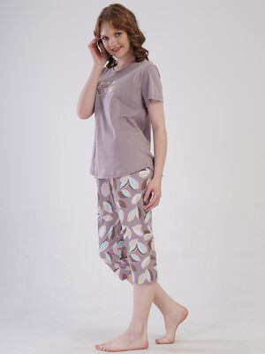 Купить Комплект жіночий з футболки та капрі VIENETTA 4091280821 в Украина в Lingerie.ua - Одяг для дому та відпочинку, Фото 6