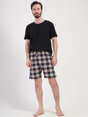 Купить Бавовняні чоловічі шорти в клітинку VIENETTA MAN 4081270147 в Украина в Lingerie.ua - Одяг для дому та відпочинку, Фото 2