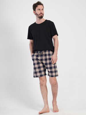 Купить Бавовняні чоловічі шорти в клітинку VIENETTA MAN 4081270147 в Украина в Lingerie.ua - Одяг для дому та відпочинку, Фото 6