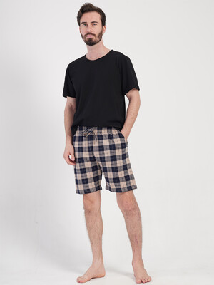 Купить Бавовняні чоловічі шорти в клітинку VIENETTA MAN 4081270147 в Украина в Lingerie.ua - Одяг для дому та відпочинку, Фото 7