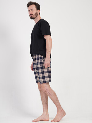 Купить Бавовняні чоловічі шорти в клітинку VIENETTA MAN 4081270147 в Украина в Lingerie.ua - Одяг для дому та відпочинку, Фото 8