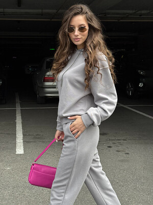 Купить Трикотажний жіночий костюм із худі та джоггерів LINGERIE 170760 в Украина в Lingerie.ua - Одяг для дому та відпочинку, Фото 14