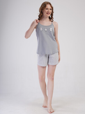 Бавовняний комплект із майки та шортів VIENETTA 4080242838