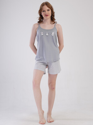 Купить Бавовняний комплект із майки та шортів VIENETTA 4080242838 в Украина в Lingerie.ua - Одяг для дому та відпочинку, Фото 5