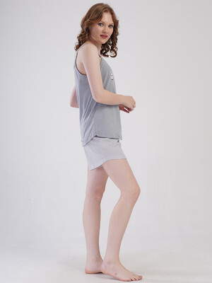 Купить Бавовняний комплект із майки та шортів VIENETTA 4080242838 в Украина в Lingerie.ua - Одяг для дому та відпочинку, Фото 9