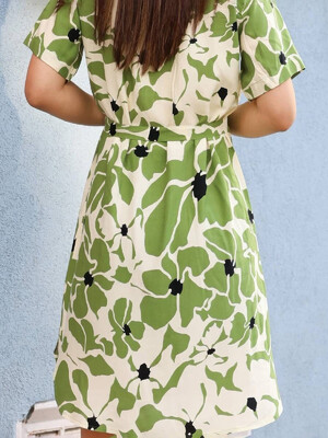 Купить Летнее платье на пуговицах с коротким рукавом JEN 05104 в Украина в Lingerie.ua - Одяг для дому та відпочинку, Фото 2