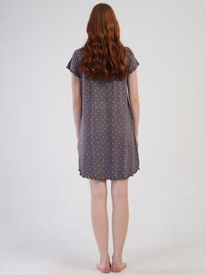 Купить Ночная сорочка из вискозы с коротким рукавом VIENETTA 4092920835 в Украина в Lingerie.ua - Одяг для дому та відпочинку, Фото 5