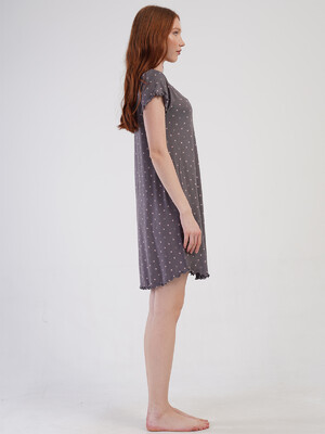 Купить Ночная сорочка из вискозы с коротким рукавом VIENETTA 4092920835 в Украина в Lingerie.ua - Одяг для дому та відпочинку, Фото 6