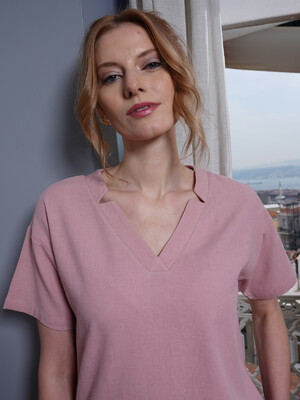 Купить Хлопковый летний костюм из футболки и шорт VIENETTA PLUS 4120170000 в Украина в Lingerie.ua - Одяг для дому та відпочинку, Фото 2