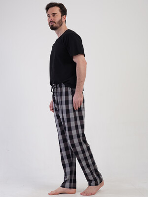 Купить Бавовняні домашні штани в клітинку VIENETTA MAN 4091830668 в Украина в Lingerie.ua - Одяг для дому та відпочинку, Фото 2