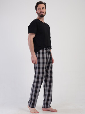 Купить Бавовняні домашні штани в клітинку VIENETTA MAN 4091830668 в Украина в Lingerie.ua - Одяг для дому та відпочинку, Фото 3