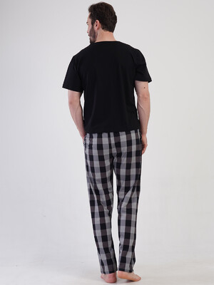 Купить Бавовняні домашні штани в клітинку VIENETTA MAN 4091830668 в Украина в Lingerie.ua - Одяг для дому та відпочинку, Фото 4