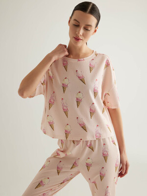 Купить Хлопковый домашний комплект с брюками HAYS 50403 в Украина в Lingerie.ua - Одяг для дому та відпочинку, Фото 3