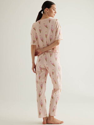 Купить Хлопковый домашний комплект с брюками HAYS 50403 в Украина в Lingerie.ua - Одяг для дому та відпочинку, Фото 5