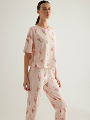 Купить Хлопковый домашний комплект с брюками HAYS 50403 в Украина в Lingerie.ua - Одяг для дому та відпочинку, Фото 6