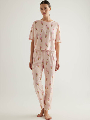 Купить Хлопковый домашний комплект с брюками HAYS 50403 в Украина в Lingerie.ua - Одяг для дому та відпочинку, Фото 7