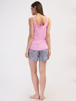 Купить Хлопковый комплект женский из майки и шорт VIENETTA 4082425598 в Украина в Lingerie.ua - Одяг для дому та відпочинку, Фото 3