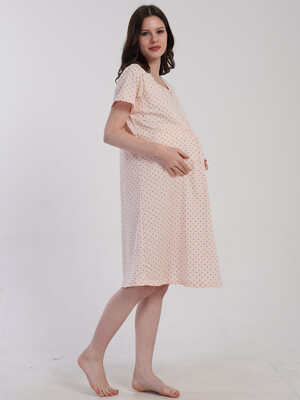 Купить Бавовняна туніка для вагітних і годуючих мам VIENETTA 5033071248 в Украина в Lingerie.ua - Одяг для дому та відпочинку, Фото 6